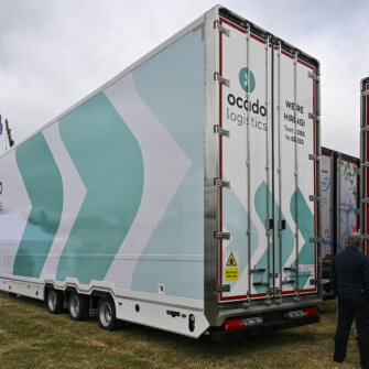 Solar-Electric Double Deck Trailer